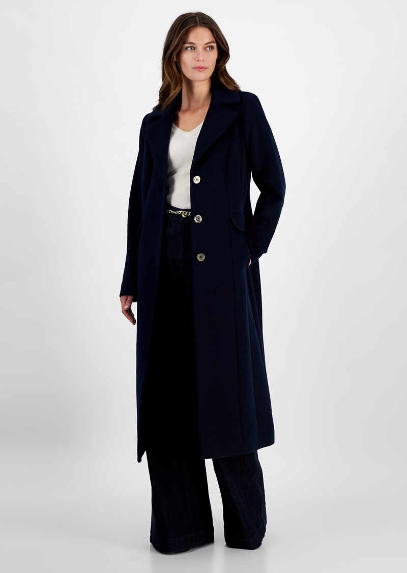 Michael Michael Kors Women's Single-Breasted Maxi Coat - Admiral