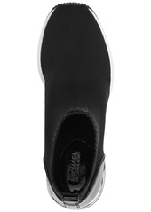 Michael Michael Kors Women's Skyler Wedge Bootie Sock Sneakers - Black