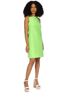 Michael Michael Kors Women's Straight-Neck Mini Dress - Green Apple