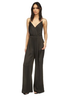 Michael Michael Kors Women's V-Neck Sleeveless Jumpsuit - Black