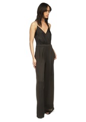 Michael Michael Kors Women's V-Neck Sleeveless Jumpsuit - Black