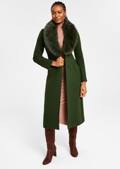 Michael Michael Kors Women's Wool Blend Belted Coat - Jade