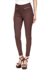 Michael Michael Kors Women's Zip-Pocket Pull-On Trousers - Chocolate