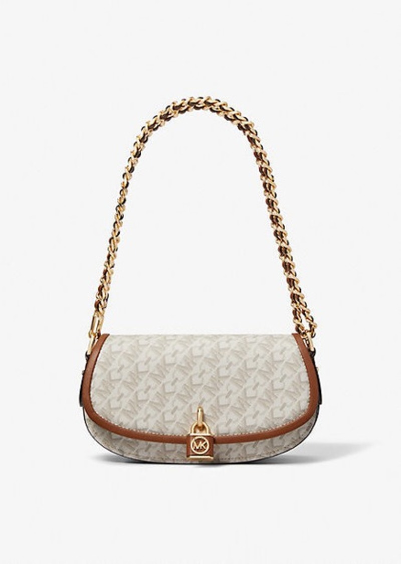 Michael Kors Mila Small Empire Signature Logo Shoulder Bag