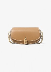 Michael Kors Mila Small Hand-Stitched Leather Shoulder Bag