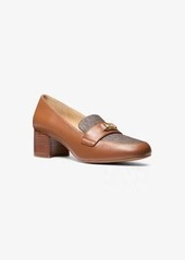 Michael Kors Mindy Flex Leather and Signature Logo Loafer