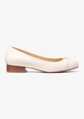 Michael Kors Mindy Flex Leather Ballet Flat