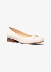 Michael Kors Mindy Flex Leather Ballet Flat