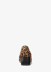 Michael Kors Mindy Flex Leopard Print Calf Hair Loafer