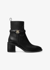 Michael Kors Mindy Leather Ankle Boot