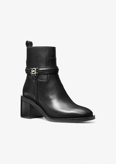 Michael Kors Mindy Leather Ankle Boot