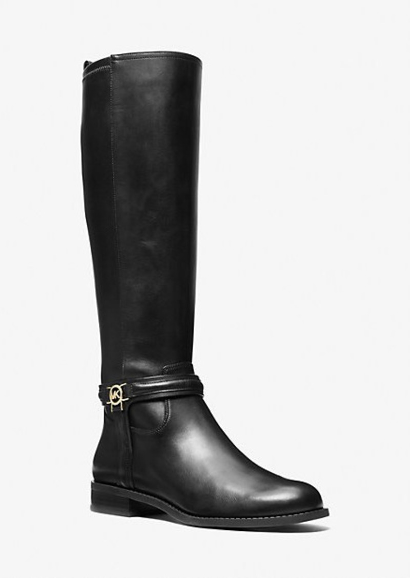 Michael Kors Mindy Leather Wide Width Boot