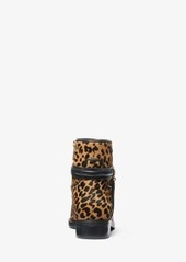 Michael Kors Mindy Leopard Print Calf Hair Boot