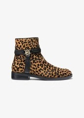 Michael Kors Mindy Leopard Print Calf Hair Boot