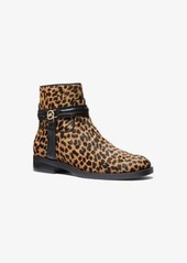 Michael Kors Mindy Leopard Print Calf Hair Boot