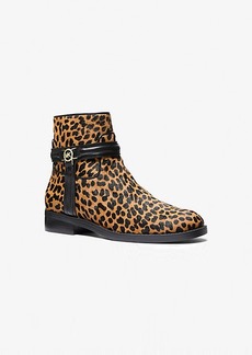 Michael Kors Mindy Leopard Print Calf Hair Boot