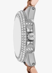 Michael Kors Mini Camille Pavé Silver-Tone Watch
