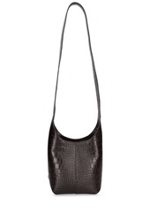 Michael Kors Mini Dede Croc Embossed Hobo Bag