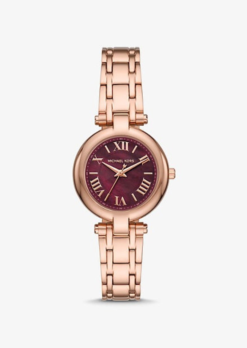 Michael Kors Mini Laney Rose Gold-Tone Watch