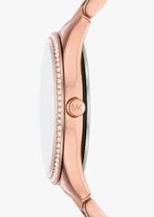 Michael Kors Mini Lauryn Pavé Rose Gold-Tone Watch