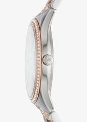 Michael Kors Mini Lauryn Pavé Two-Tone Watch
