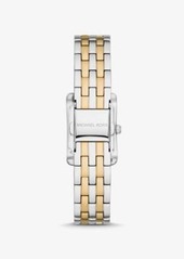Michael Kors Mini Monroe Pavé Two-Tone Watch