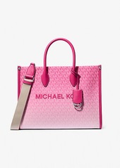 Michael Kors Mirella Medium Ombré Logo Tote Bag