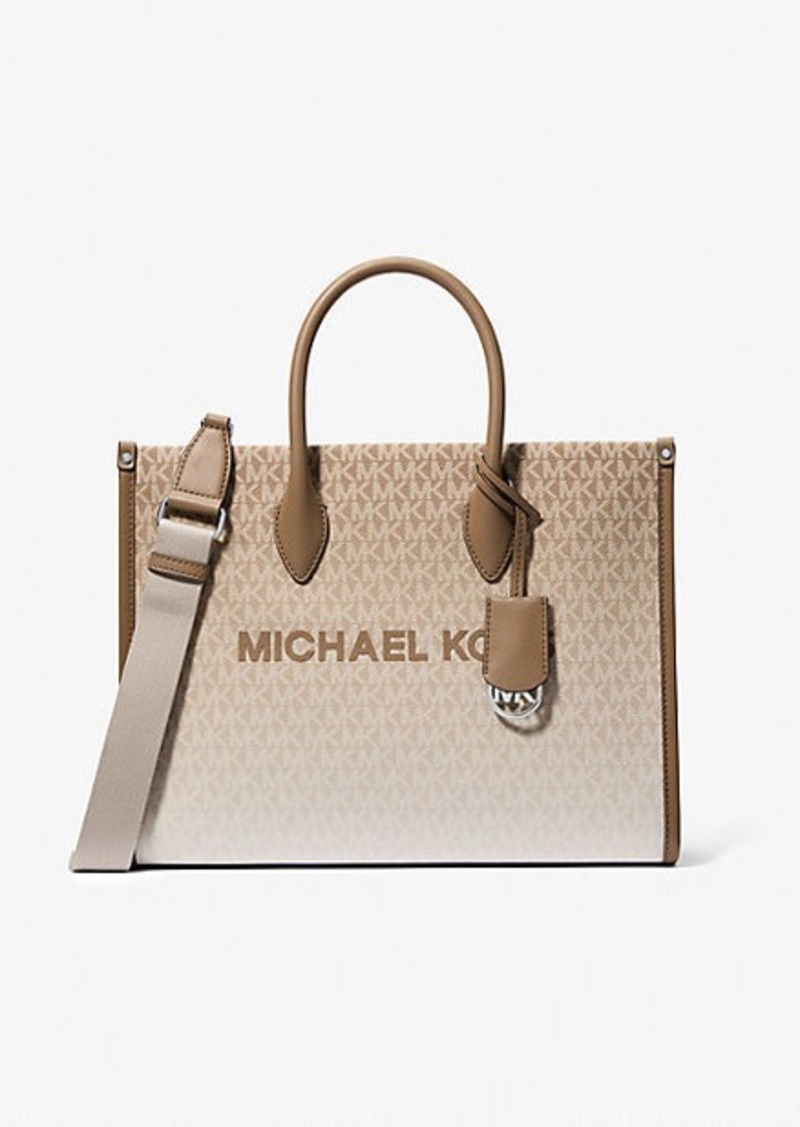 Michael Kors Mirella Medium Ombré Logo Tote Bag