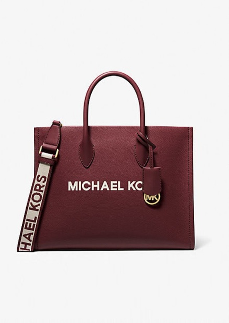 Michael Kors Mirella Medium Pebbled Leather Tote Bag