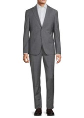 Michael Kors Modern-Fit Textured Wool-Blend Suit