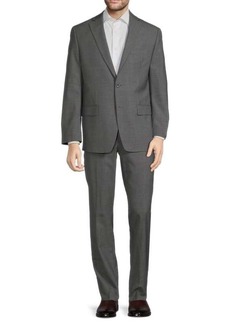 Michael Kors Modern Fit Textured Wool Suit