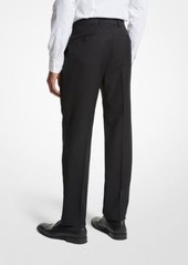 Michael Kors Modern-Fit Wool Blend Suit Pants