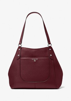 Michael Kors Molly Large Pebbled Leather Tote Bag