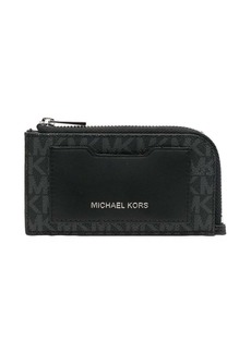 Michael Kors monogram-print L Zip wallet