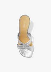 Michael Kors Nadina Metallic Snake Embossed Leather Mule