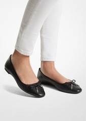 Michael Kors Nori Leather Ballet Flat