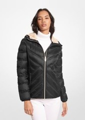 Michael Kors Nylon Packable Hooded Jacket