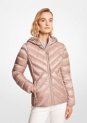 Michael Kors Nylon Packable Hooded Jacket