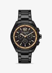 Michael Kors Oversized Accelerator 2.0 Black-Tone Watch