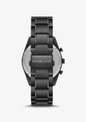 Michael Kors Oversized Warren Black-Tone Watch