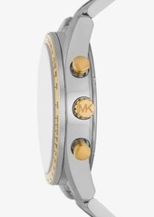 Michael Kors Oversized Warren Two-Tone Watch