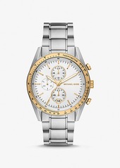 Michael Kors Oversized Warren Two-Tone Watch