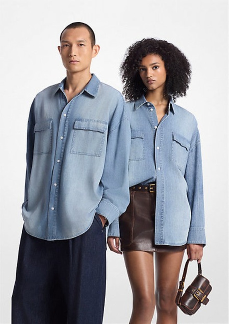 Michael Kors Oversized Chambray Shirt