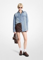 Michael Kors Oversized Chambray Shirt