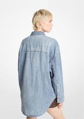 Michael Kors Oversized Chambray Shirt