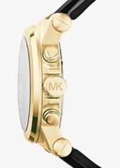 Michael Kors Oversized Dylan Gold-Tone and Silicone Watch