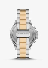 Michael Kors Oversized Everest Pavé Two-Tone Watch