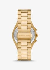 Michael Kors Oversized Lennox Gold-Tone Watch