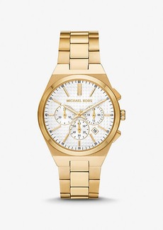 Michael Kors Oversized Lennox Gold-Tone Watch