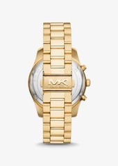 Michael Kors Oversized Lexington Gold-Tone Watch
